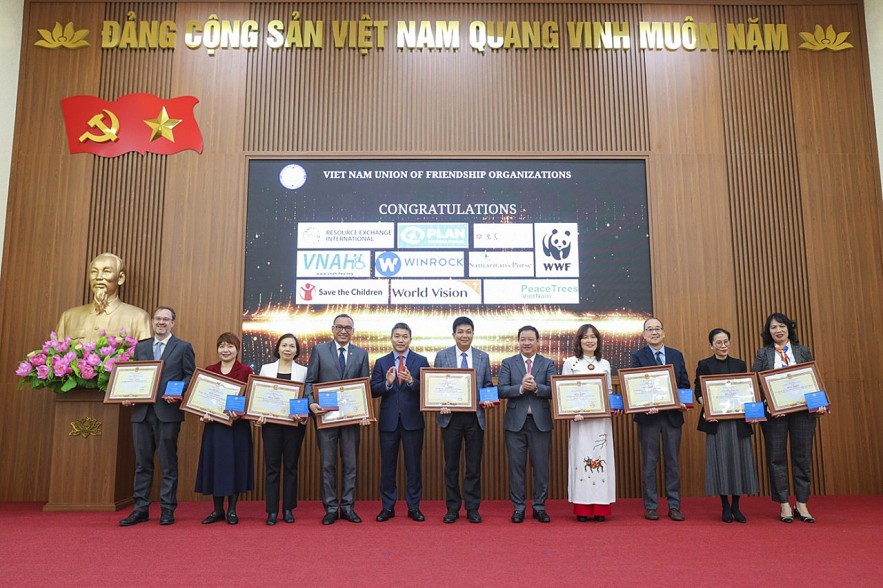 Information Sharing and Ceremony to Recognize the Contributions of Foreign NGOs in 2024