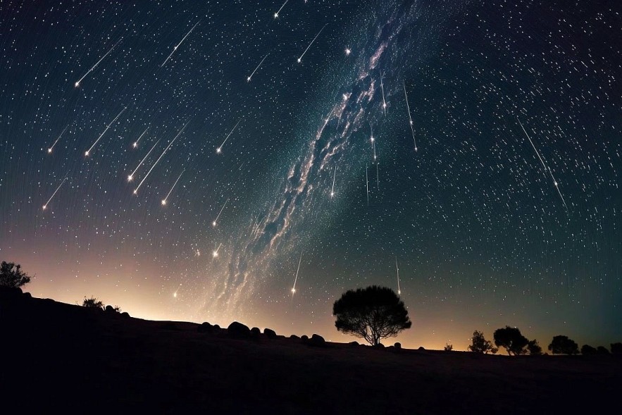 Quadrantids can dazzle observers with up to 80 meteors per hour. (Photo: NASA)