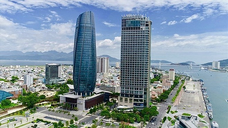 A corner of the central city of Da Nang.