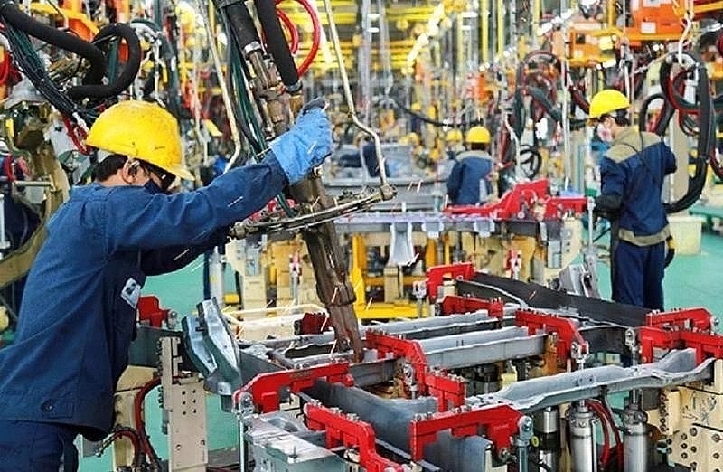 The processing and manufacturing industry remains the driving force behind Vietnam's economic growth.