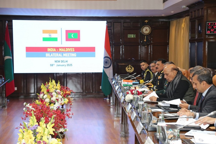 India hands over defence equipment, stores to Maldives