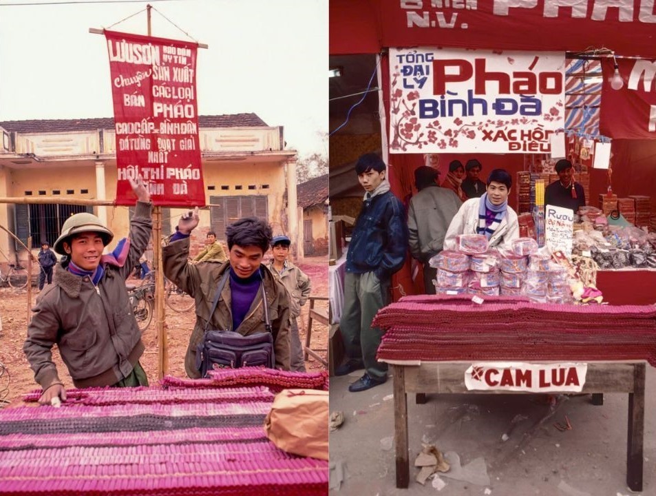 Binh Da fireworks market in 1993. (Photo: Andy Soloman)