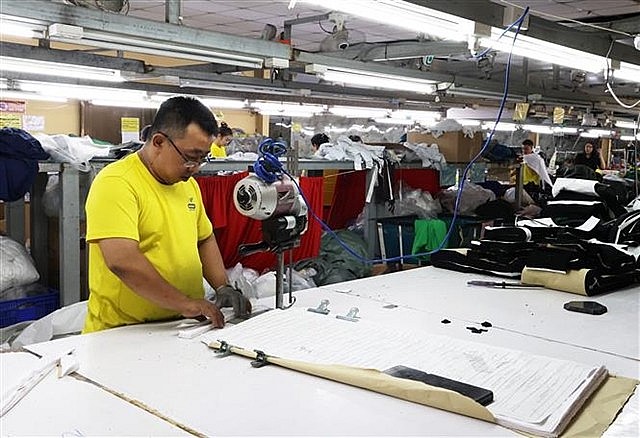 Inside a wood processing firm in Bình Định Province. The timber industry also has ambitious export targets, with a forecast of over $18 billion in 2025, up from $16.25 billion in 2024. — VNA/VNS Photo