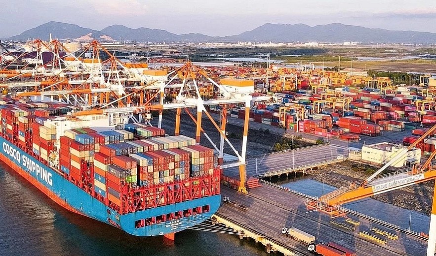 The Cai Mep – Thi Vai Port complex.