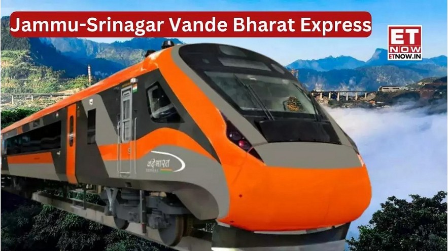 Jammu to Srinagar Vande Bharat train will run between Shri Mata Vaishno Devi Katra (SVDK) and Srinagar. (Image: Ministry of Railways/ETNOW.in)