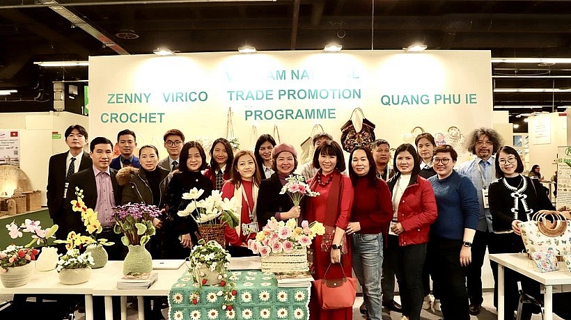 Sixty-five Vietnamese companies are displaying their products at Ambiente 2025. (Photo: VNA)