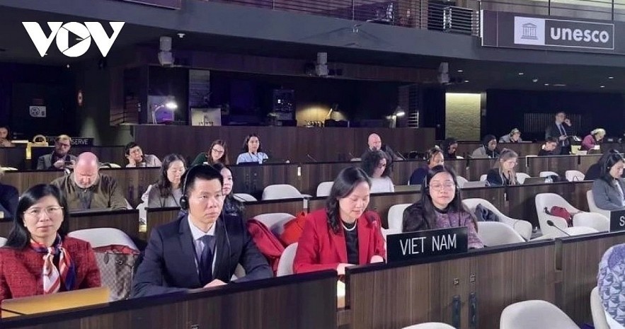 Vietnamese delegates attends the 18th session of the Intergovernmental Committee of the 2005 UNESCO Convention on the Protection and Promotion of the Diversity of Cultural Expressions (2005 Convention).