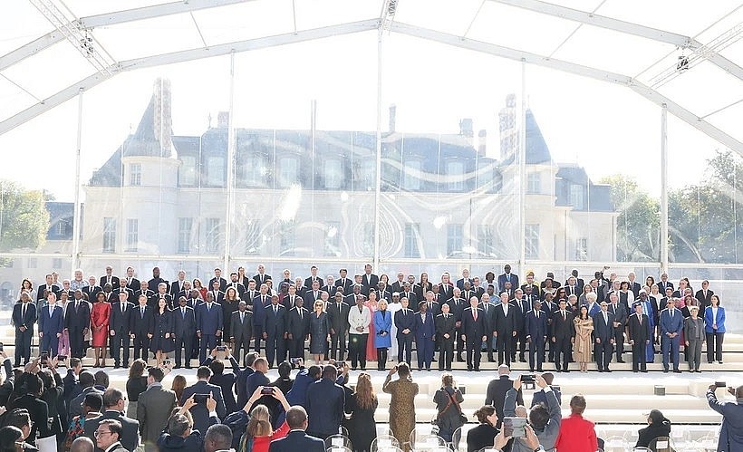 On the afternoon of October 4, 2024 (local time), at the Villers-Cotterêts Castle in France, Party General Secretary and State President To Lam attends the plenary session of the 19th Francophonie Summit. (Photo: VNA)