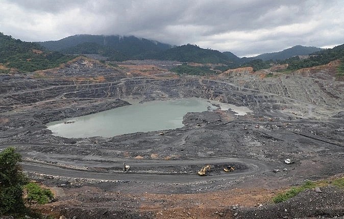 Coal is among Vietnam’s key imports from Laos. Pictured is the Kalum coal mine in Sekong province, Laos.