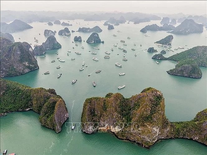 Ha Long Bay is a UNESCO world natural heritage site in Quang Ninh province (Photo: VNA)