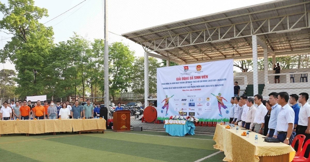 Vietnamese Student Football Tournament in Laos Kicks Off