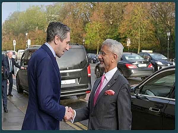 EAM Jaishankar meets Irish Dep PM Simon Harris (Photo: X/ @DrSJaishankar)