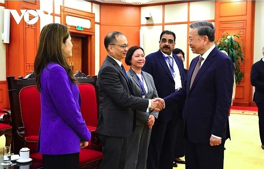 Party chief To Lam welcomes US-ASEAN Business Council delegation.