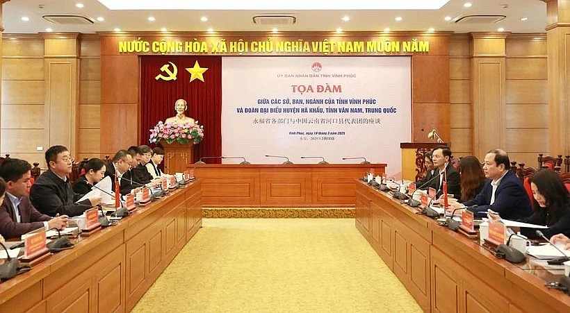 An overview of the meeting (Photo: vinhphuc.gov.vn)