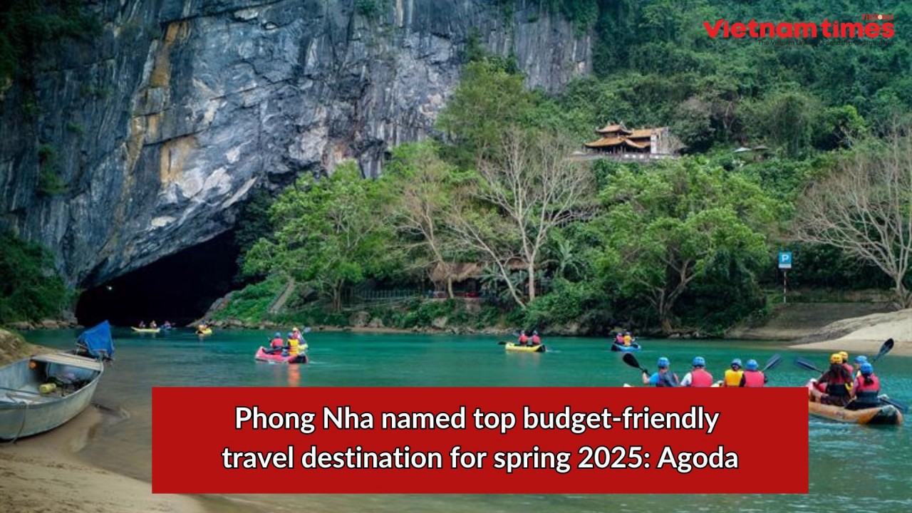 Phong Nha Named Top Budget-Friendly Travel Destination for Spring 2025: Agoda