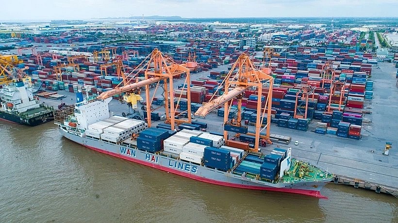 Hai Phong port. (Photo: VNA)