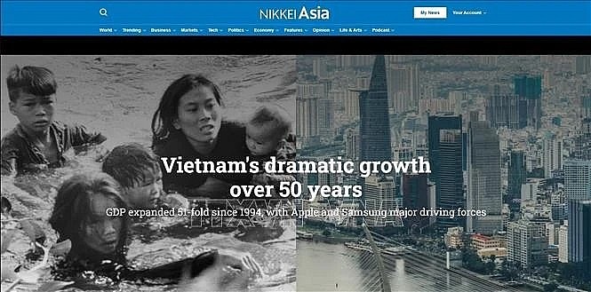 The article on Nikkei Asia (Screenshot photo)