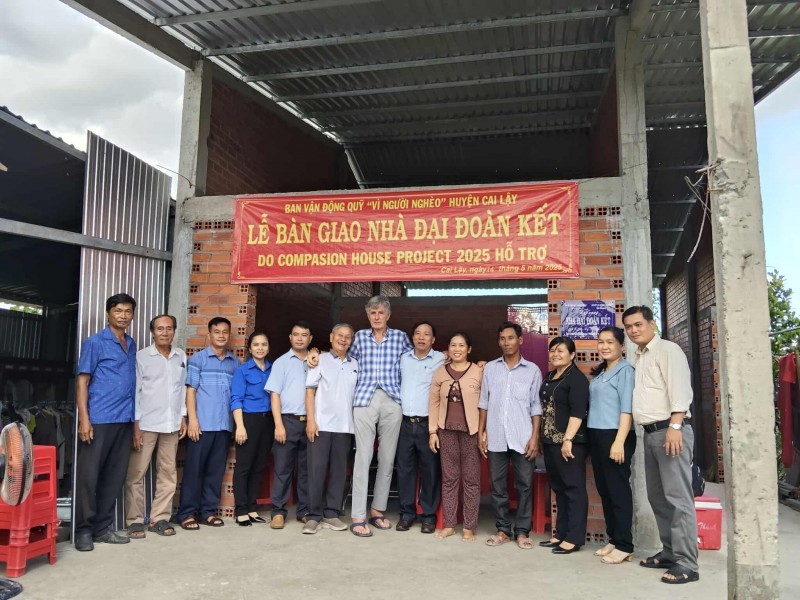 Compassion House - John Donovan Project Supports 10 Great Solidarity Houses in Tien Giang