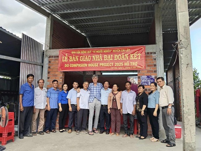 Compassion House - John Donovan Project Supports 10 Great Solidarity Houses in Tien Giang