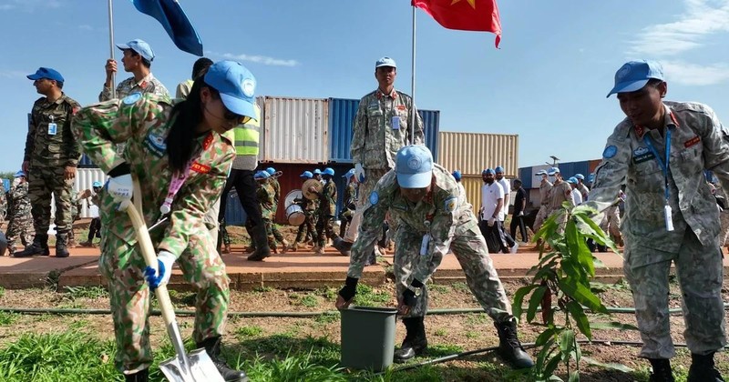 Vietnamese Peacekeepers in Abyei Respond to World Environment Day