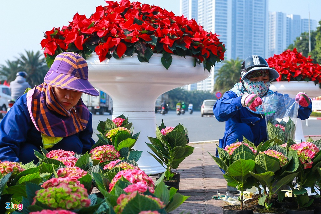 Hanoi streets radiantly adorned to welcome 13th National Party Congress