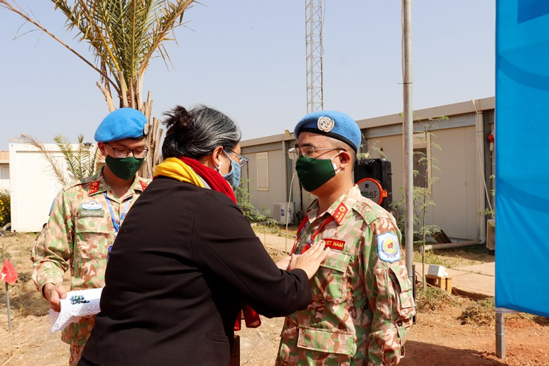 vietnams field hospital in south sudan awarded un peacekeeping medals