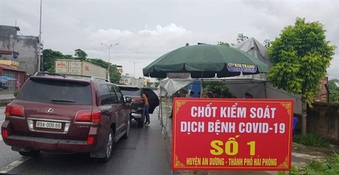 Hai Phong strictly controls people entering and leaving city amid Covid-19 fears