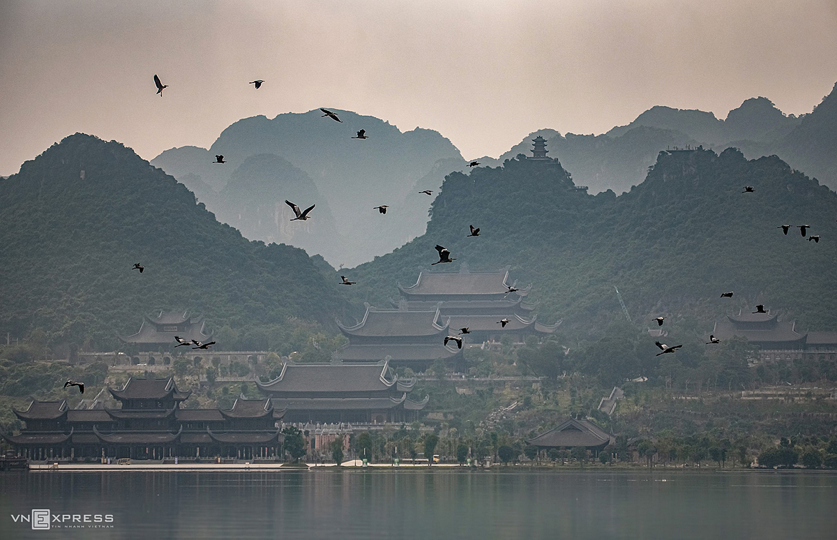 The world’s largest pagoda in Vietnam, a sanctuary of birds