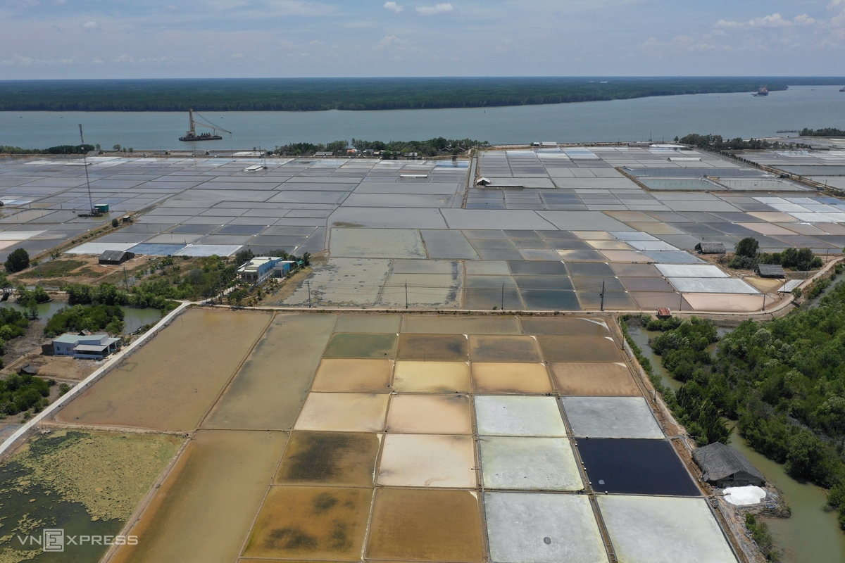 HCMC’s island commune overwhelmed in bustling ambiance in salt-harvesting season