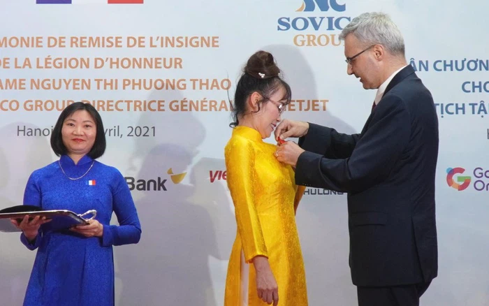 First Vietnamese businesswoman receives France’s National Order of Legion of Honour
