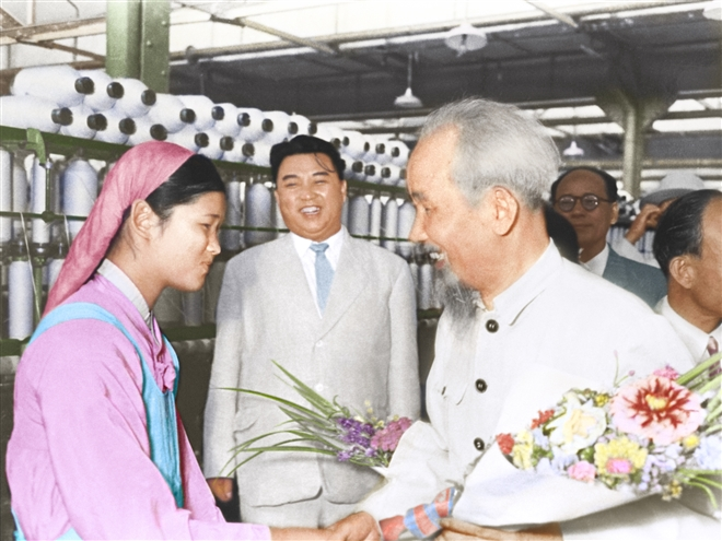 Rare photos of President Ho Chi Minh and DPRK President Kim Il-sung