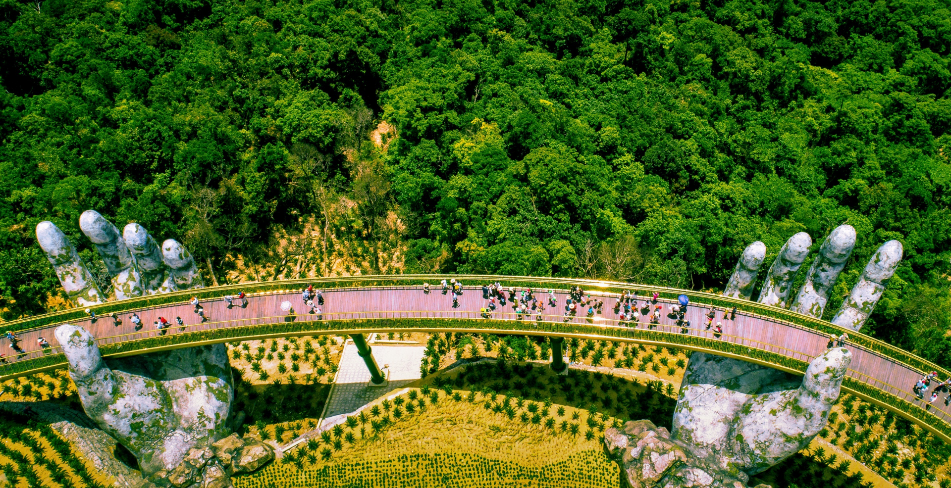 The Golden Bridge - one of the most famous tourist destinations in Vietnam