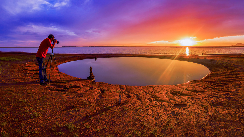 dau tieng lake the largest reservoir in southeast asia gorgeous on summer days