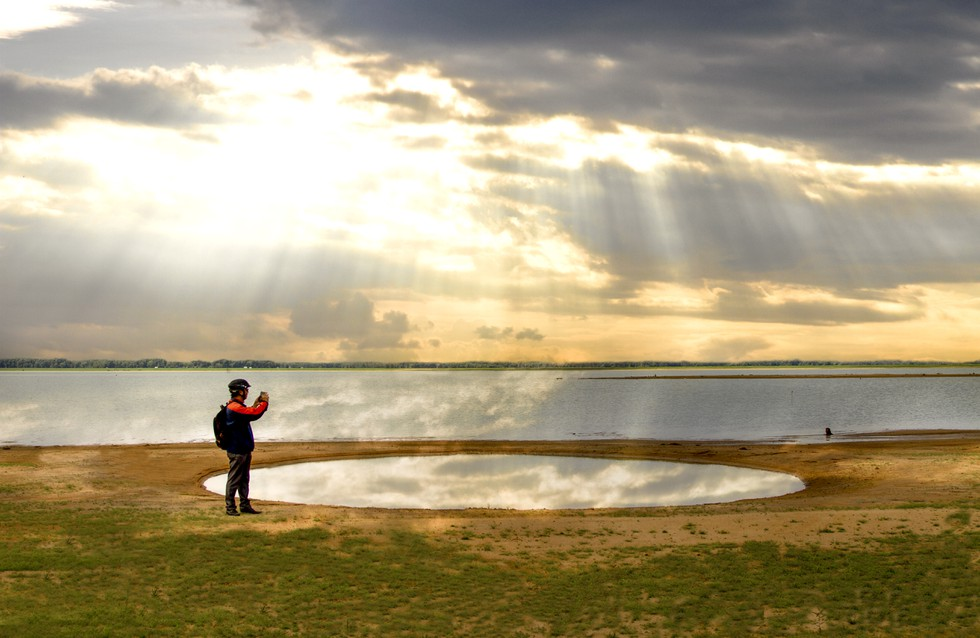 dau tieng lake the largest reservoir in southeast asia gorgeous on summer days