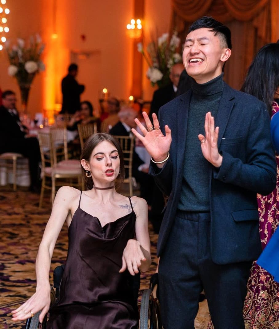 Romantic love sparks between Vietnamese-born man and disabled American model