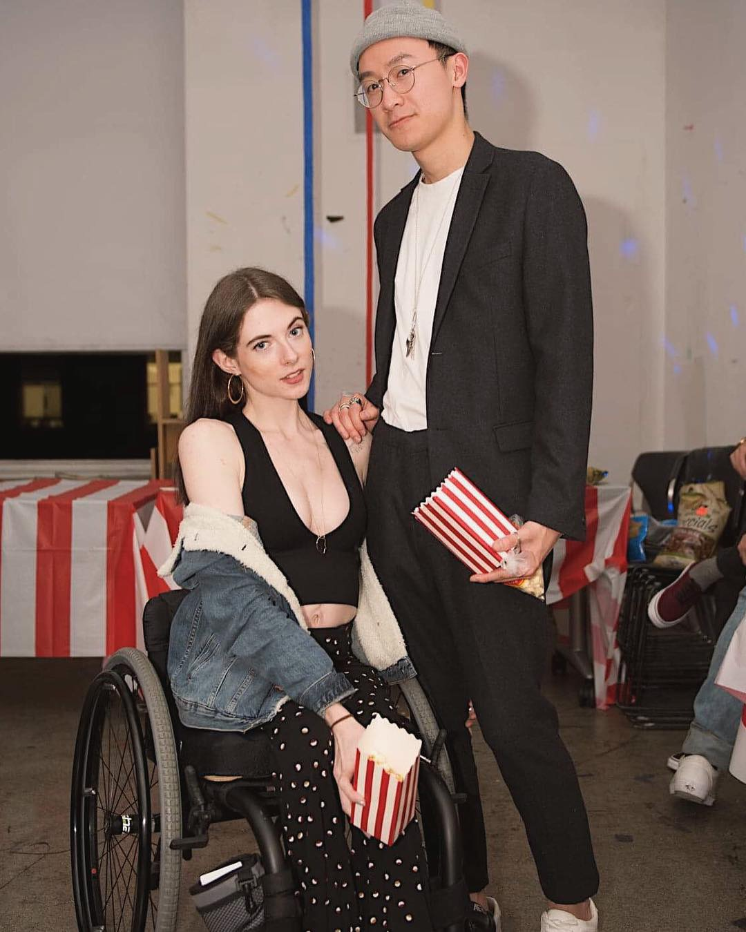 Romantic love story of Vietnamese born man and American girl with hemiplegia