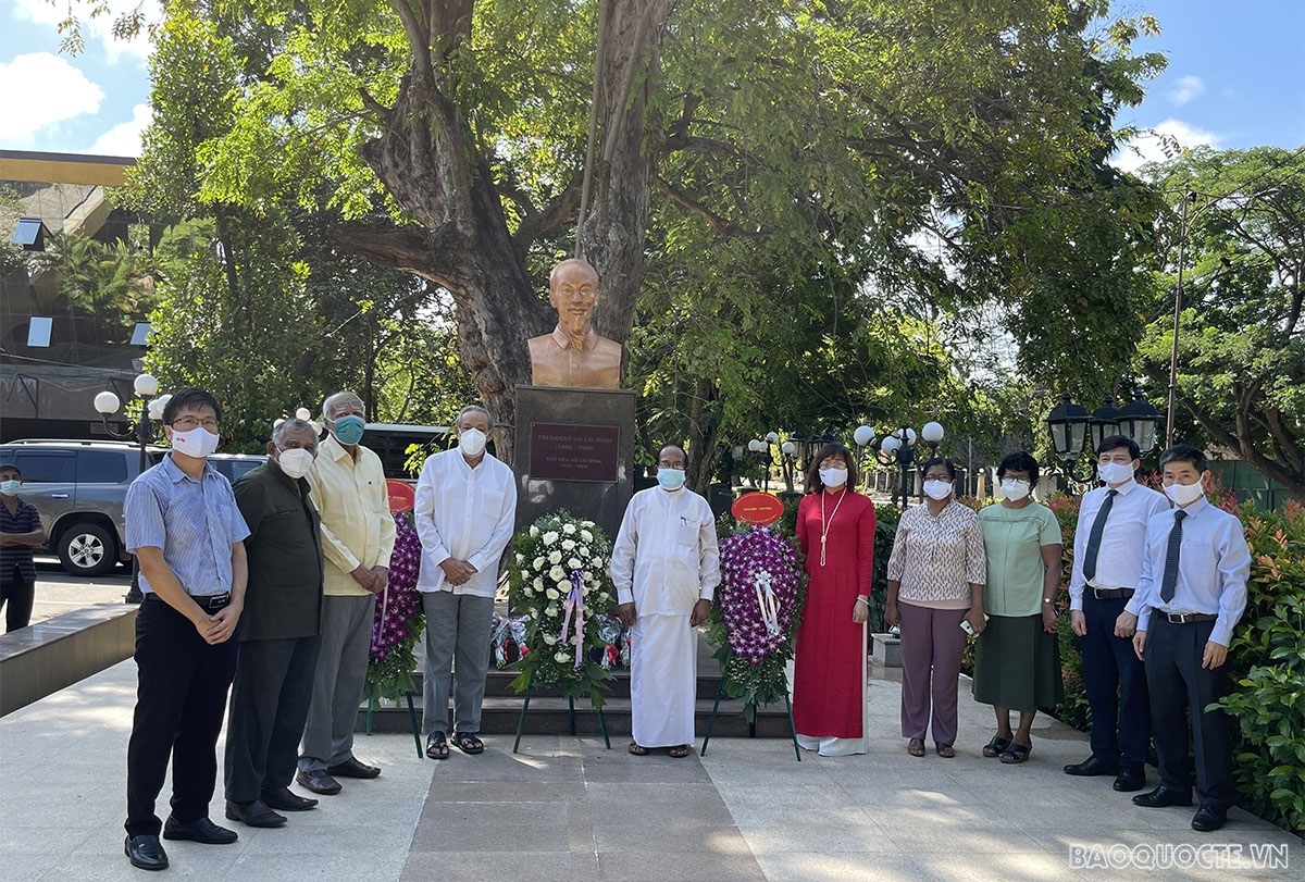 President Ho Chi Minh's stop in Sri Lanka, en route to save Vietnam