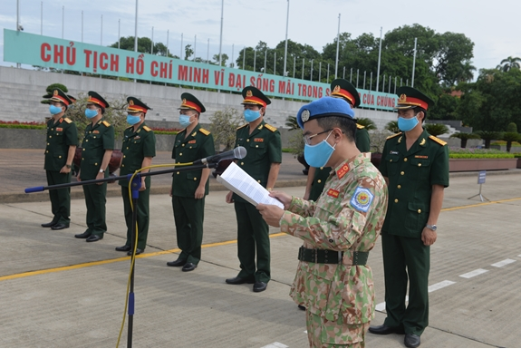 UN Peacekeepers stationed in South Sudan pay tribute to President Ho Chi Minh