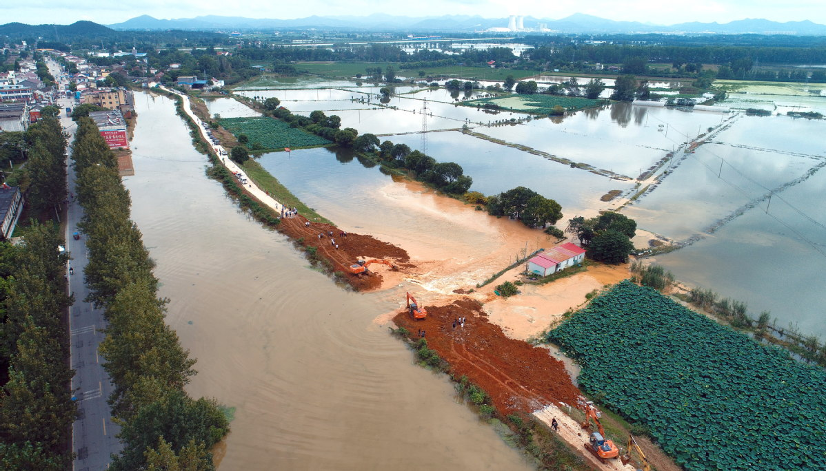 China massive flood updates: Yangtze River hit by third flood, Three ...