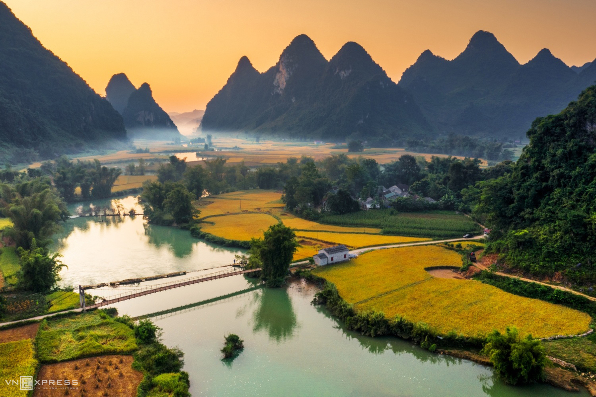 Bucolic vista throughout Vietnam, a feast for the eyes
