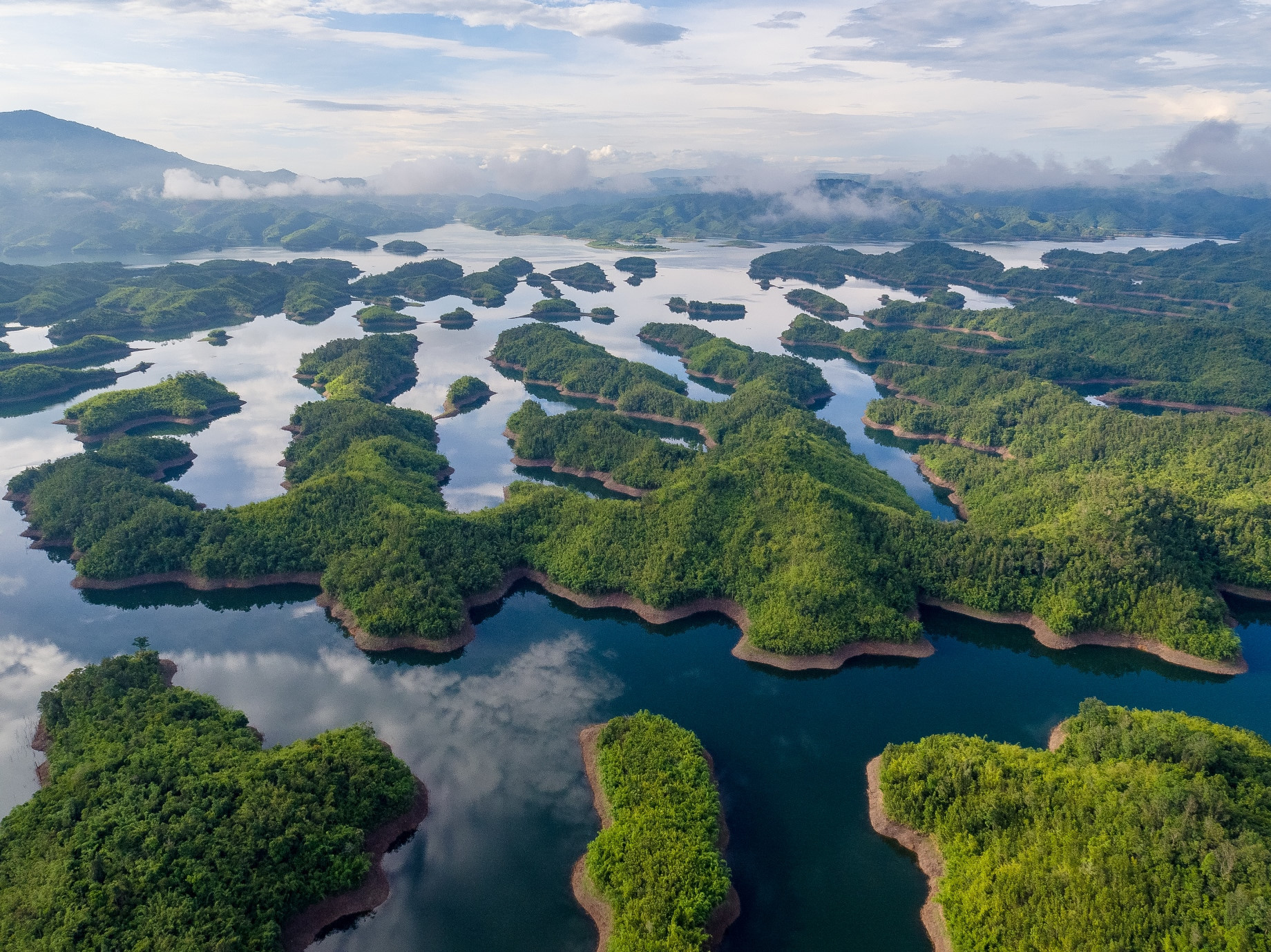 ta dung lake ha long bay of central highlands