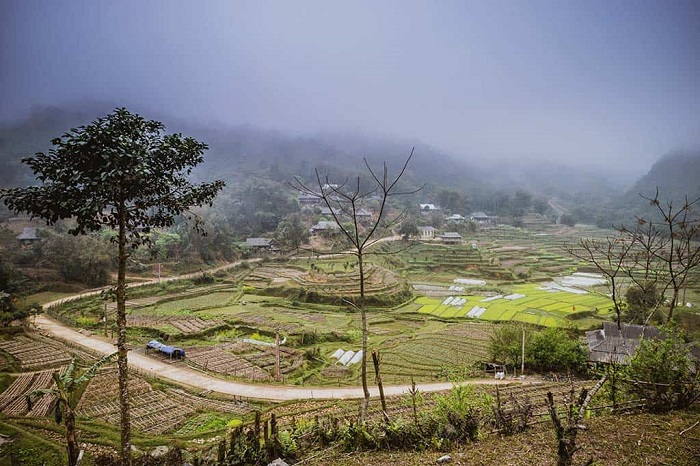 exploring valley of clouds in northern vietnam