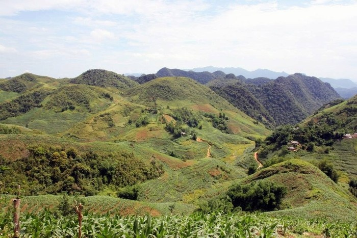 exploring valley of clouds in northern vietnam