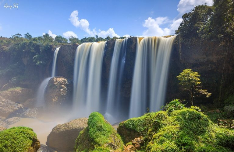 conquering mysterious elephant waterfall in central highlands