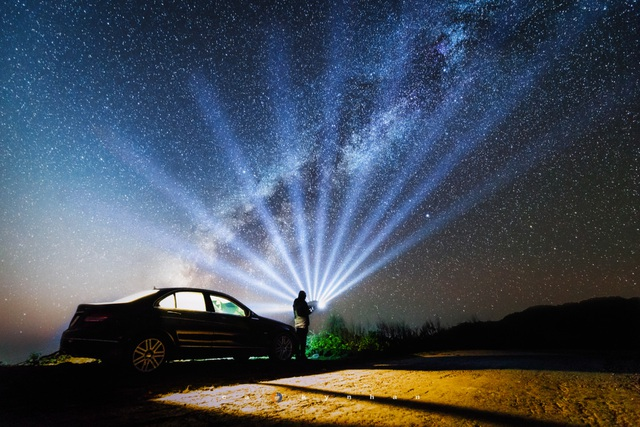 Mu Cang Chai, an ideal place to admire milky way