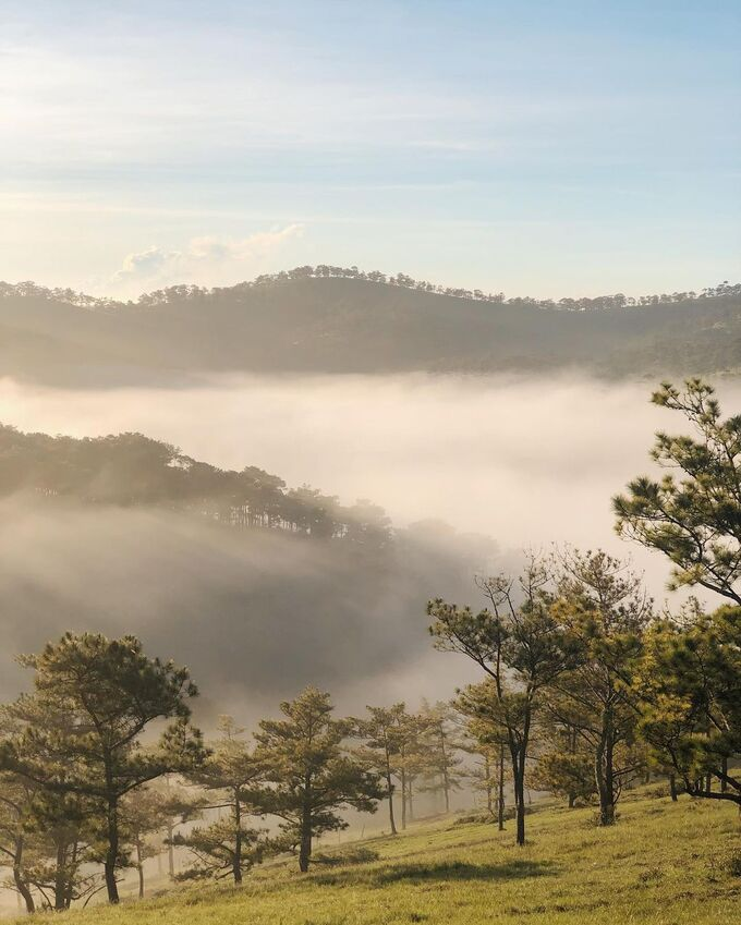 Five ideal hills for cloud hunting in Da Lat