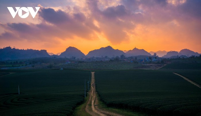 Glorious sunset in Vietnam’s mountainous regions