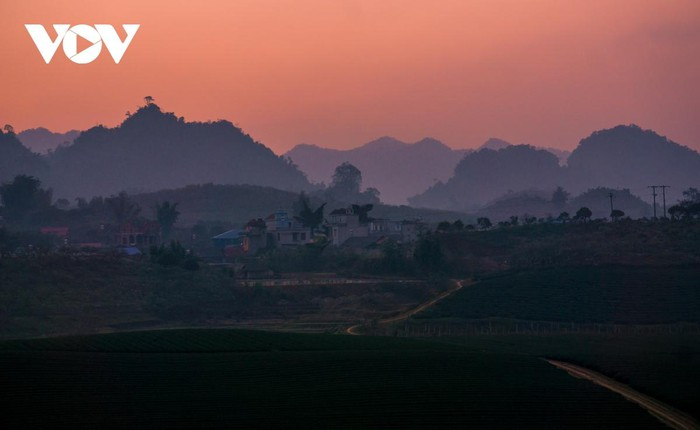 Glorious sunset in Vietnam’s mountainous regions