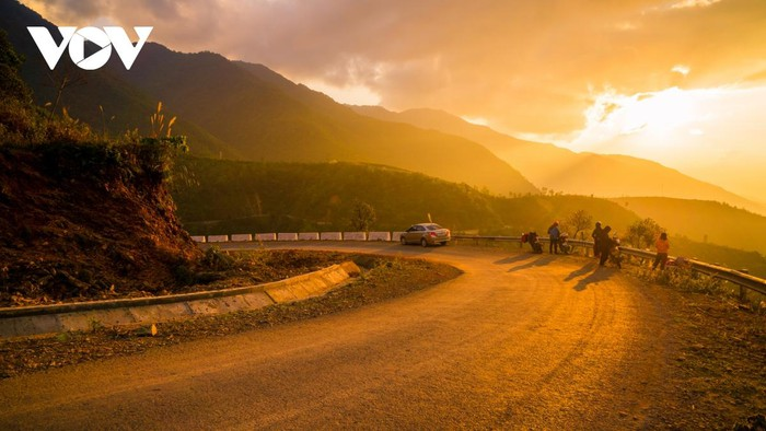 Glorious sunset in Vietnam’s mountainous regions