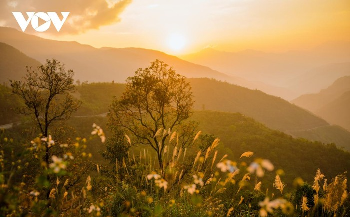 Glorious sunset in Vietnam’s mountainous regions